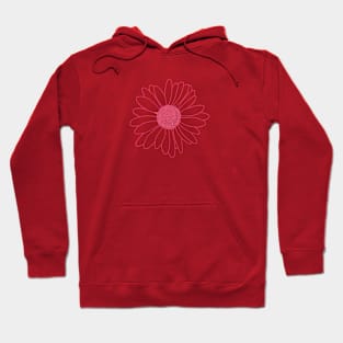 Daisy Boarder Raspberry Hoodie